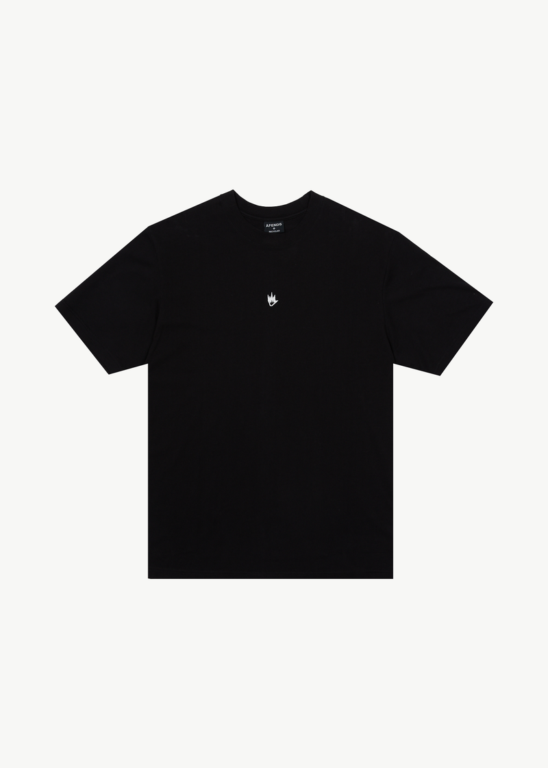 AFENDS Mens Flame - Retro Tee - Black