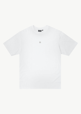 AFENDS Mens Flame - Retro Tee - White - Afends mens flame   retro tee   white