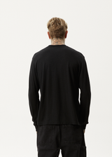 AFENDS Mens Essential - Long Sleeve Tee - Black - Afends mens essential   long sleeve tee   black