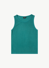 AFENDS Mens Paramount - Rib Singlet - Washed Pine - Afends mens paramount   rib singlet   washed pine