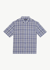 AFENDS Mens Check Out - Short Sleeve Shirt - Marlin - Afends mens check out   short sleeve shirt   marlin 