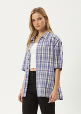 AFENDS Mens Check Out - Short Sleeve Shirt - Marlin - Afends mens check out   short sleeve shirt   marlin 