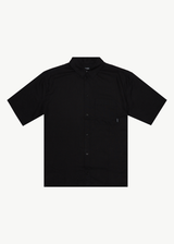 AFENDS Mens Everyday - Short Sleeve Shirt - Black - Afends mens everyday   short sleeve shirt   black