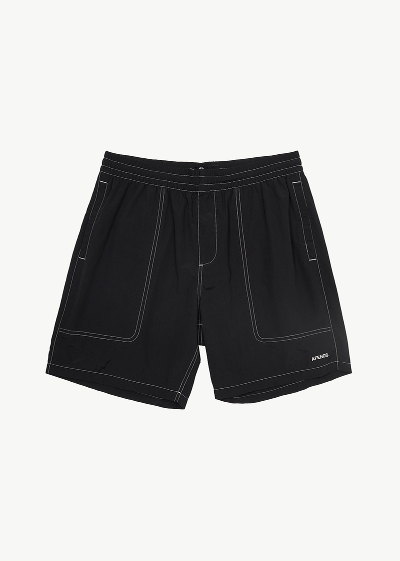 AFENDS Mens Baywatch - Swim Short 18