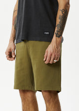 AFENDS Mens Ninety Twos - Fixed Waist Short 19