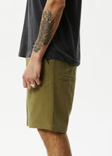 AFENDS Mens Ninety Twos - Fixed Waist Short 19