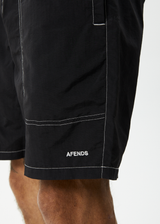AFENDS Mens Baywatch - Swim Short 18