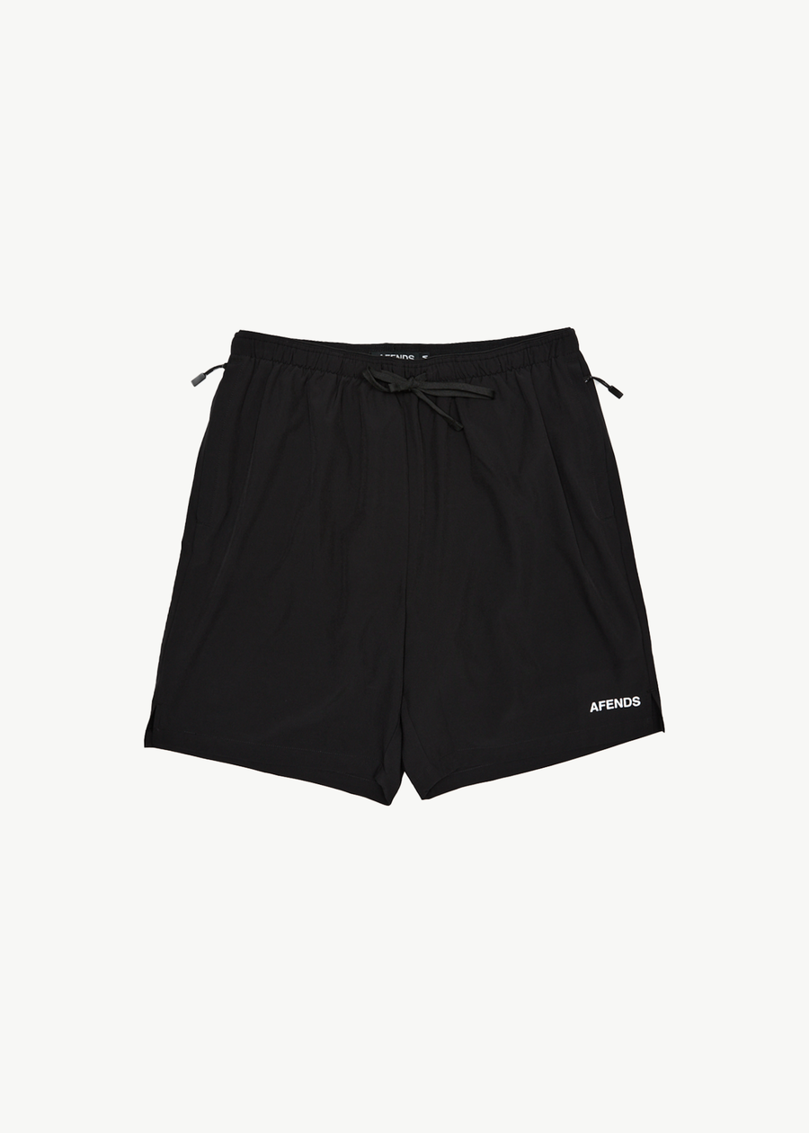 AFENDS Mens Kettle-Ish - Performance Short 18" - Black