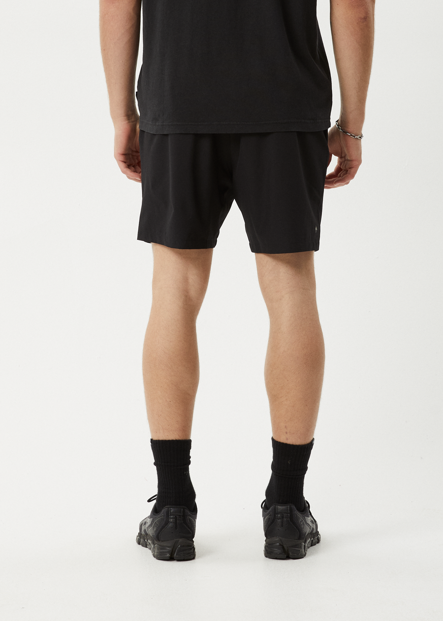 AFENDS Mens Kettle-Ish - Performance Short 18" - Black