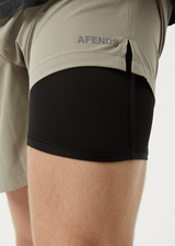 AFENDS Mens Kettle-Ish - Performance Short 18