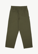 AFENDS Mens Ninety Eights - Baggy Elastic Waist Pant - Military - Afends mens ninety eights   baggy elastic waist pant   military