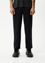 AFENDS Mens Mixed Business - Suit Pant - Black - Afends mens mixed business   suit pant   black