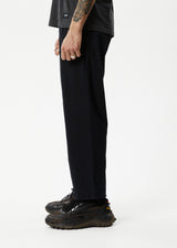 AFENDS Mens Mixed Business - Suit Pant - Black - Afends mens mixed business   suit pant   black