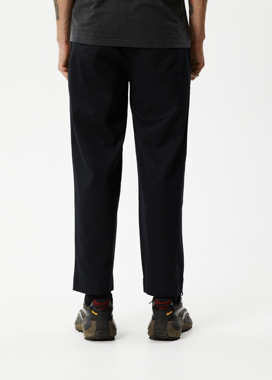 AFENDS Mens Mixed Business - Suit Pant - Black