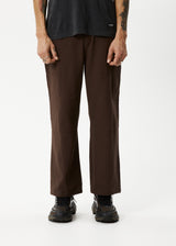 AFENDS Mens Richmond - Workwear Pant - Coffee - Afends mens richmond   workwear pant   coffee