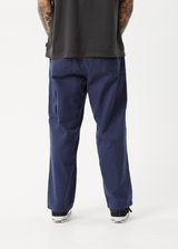 AFENDS Mens Richmond - Workwear Pant - Navy - Afends mens richmond   workwear pant   navy