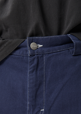 AFENDS Mens Pablo - Baggy Pant - Navy - Afends mens pablo   baggy pant   navy