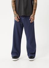 AFENDS Mens Pablo - Baggy Pant - Navy - Afends mens pablo   baggy pant   navy