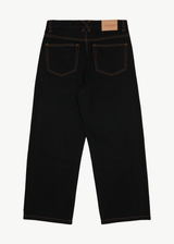 AFENDS Mens Pablo - Denim Baggy Jean - Washed Black - Afends mens pablo   denim baggy jean   washed black