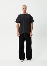 AFENDS Mens Pablo - Baggy Pant - Black - Afends mens pablo   baggy pant   black
