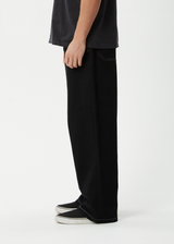 AFENDS Mens Pablo - Baggy Pant - Black - Afends mens pablo   baggy pant   black