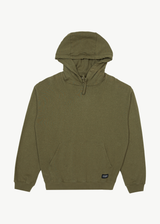 AFENDS Mens All Day - Relaxed Hoodie - Military - Afends mens all day   relaxed hoodie   military 