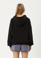 AFENDS Mens Genesis - Boxy Hoodie - Black - Afends mens genesis   boxy hoodie   black