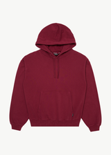 AFENDS Mens Genesis - Boxy Hoodie - Washed Burgundy - Afends mens genesis   boxy hoodie   washed burgundy