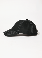 AFENDS Mens Core - Six Panel Cap - Black - Afends mens core   six panel cap   black