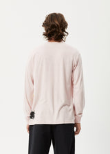 AFENDS Mens Liquid Haze - Long Sleeve Graphic Tee - Lotus - Afends mens liquid haze   long sleeve graphic tee   lotus