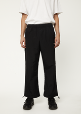 AFENDS Mens Floodlights - Spray Pant - Black - Afends mens floodlights   spray pant   black