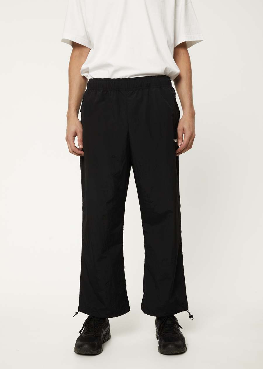 AFENDS Mens Floodlights - Spray Pant - Black