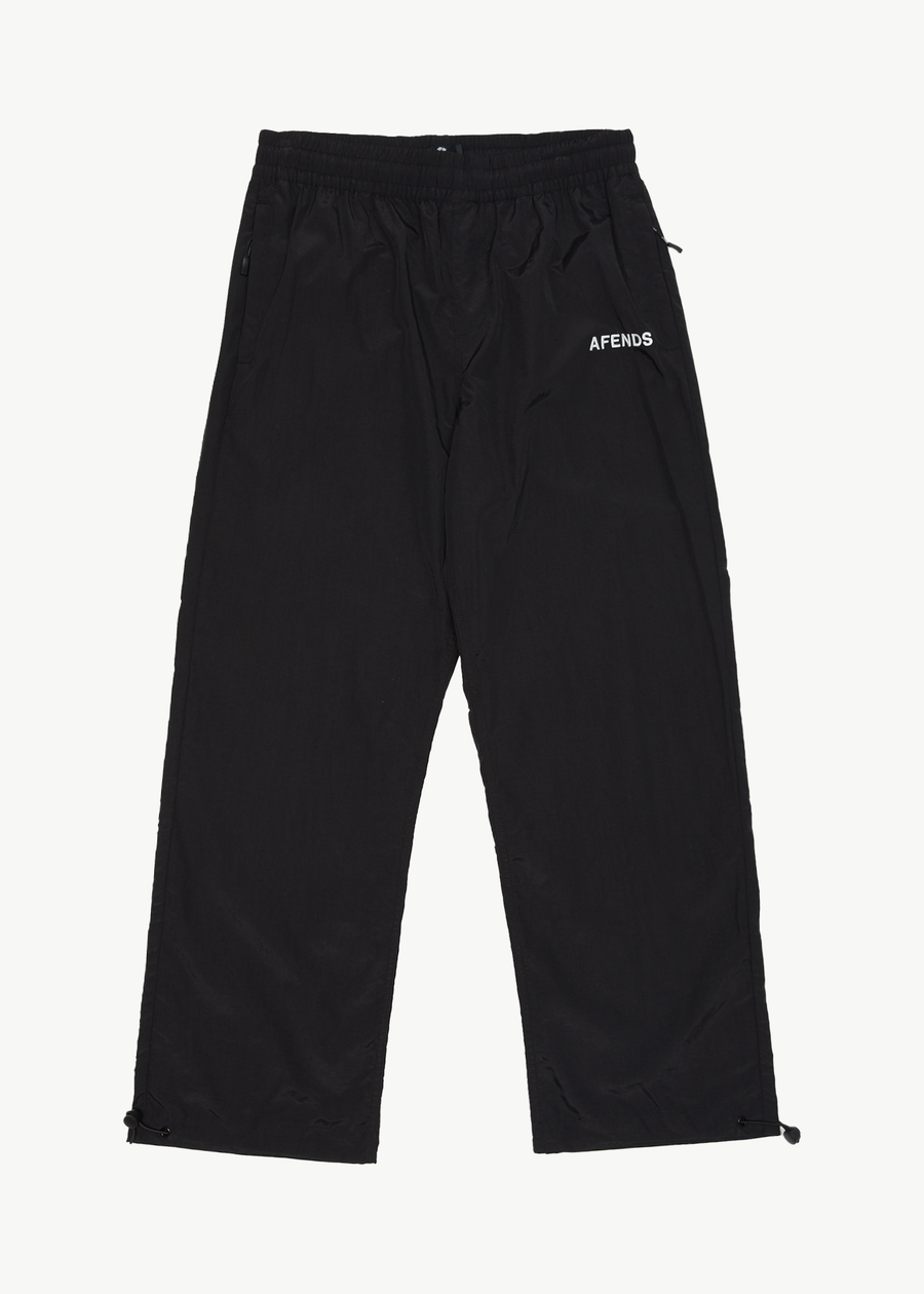 AFENDS Mens Floodlights - Spray Pant - Black