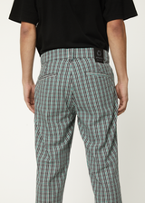 AFENDS Mens Mixed Business - Suit Pant - Black Check - Afends mens mixed business   suit pant   black check