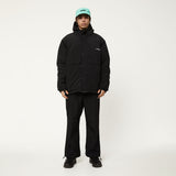 AFENDS Mens Floodlights - Spray Jacket - Black - Afends mens floodlights   spray jacket   black m231581 blk xs