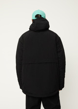 AFENDS Mens Floodlights - Spray Jacket - Black - Afends mens floodlights   spray jacket   black 