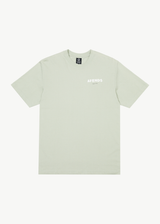 AFENDS Mens Questions - Graphic Retro Tee - Eucalyptus - Afends mens questions   graphic retro tee   eucalyptus