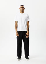 AFENDS Mens Thrown Out - Graphic Retro Tee - White - Afends mens thrown out   graphic retro tee   white