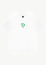 AFENDS Mens Circular - Graphic Retro Tee - White - Afends mens circular   graphic retro tee   white
