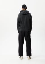 AFENDS Mens Good Times - Logo Hoodie - Stone Black - Afends mens good times   logo hoodie   stone black 