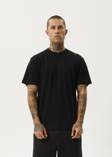 AFENDS Mens Classic - Retro Tee - Black - Afends mens classic   retro tee   black