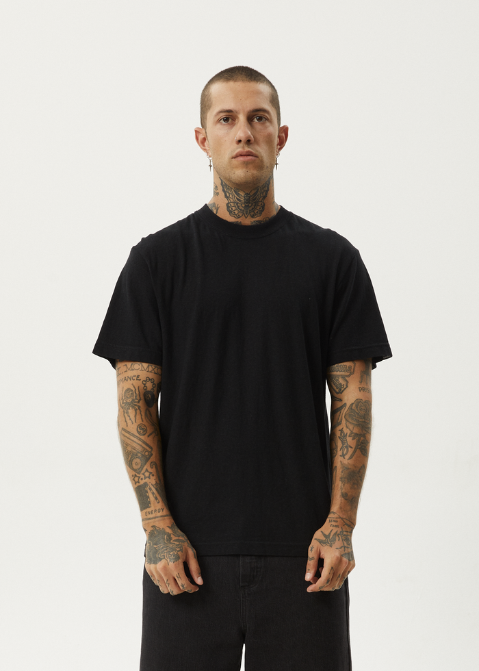 AFENDS Mens Classic - Retro Tee - Black