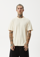 AFENDS Mens Classic - Retro Tee - Sand - Afends mens classic   retro tee   sand