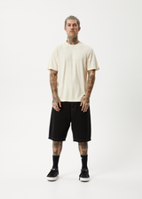 AFENDS Mens Classic - Retro Tee - Sand - Afends mens classic   retro tee   sand