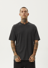 AFENDS Mens Classic - Retro Tee - Stone Black - Afends mens classic   retro tee   stone black