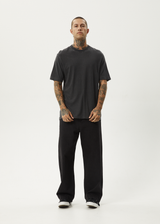 AFENDS Mens Classic - Retro Tee - Stone Black - Afends mens classic   retro tee   stone black