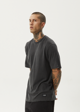 AFENDS Mens Classic - Retro Tee - Stone Black - Afends mens classic   retro tee   stone black