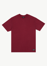 AFENDS Mens Classic - Retro Tee - Washed Burgundy - Afends mens classic   retro tee   washed burgundy