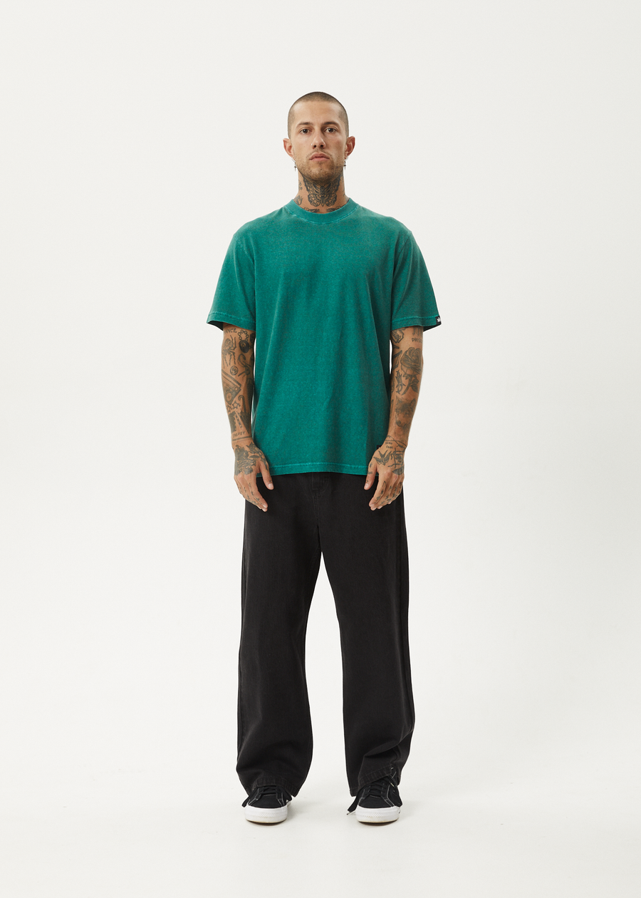 AFENDS Mens Classic - Retro Tee - Washed Pine