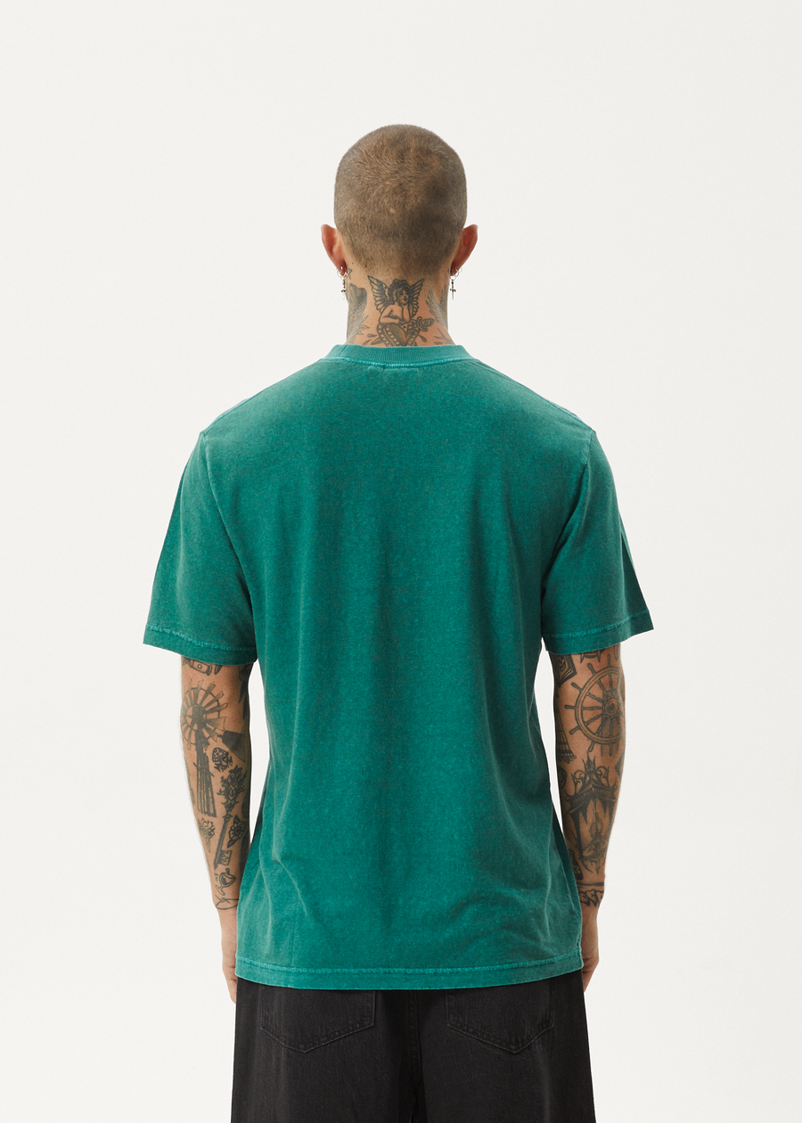 AFENDS Mens Classic - Retro Tee - Washed Pine